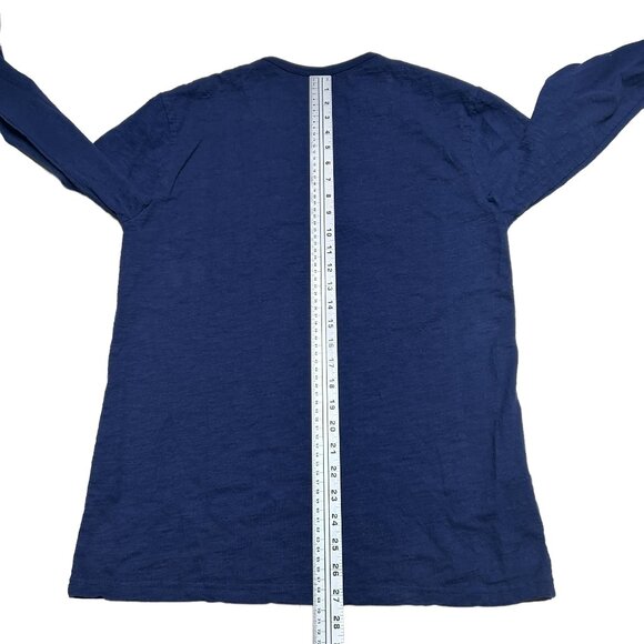 Mitchell & Ness Sporting KC Shirt Adult Large MLS Navy Blue Soccer Long Sleeve - Picture 7 of 10